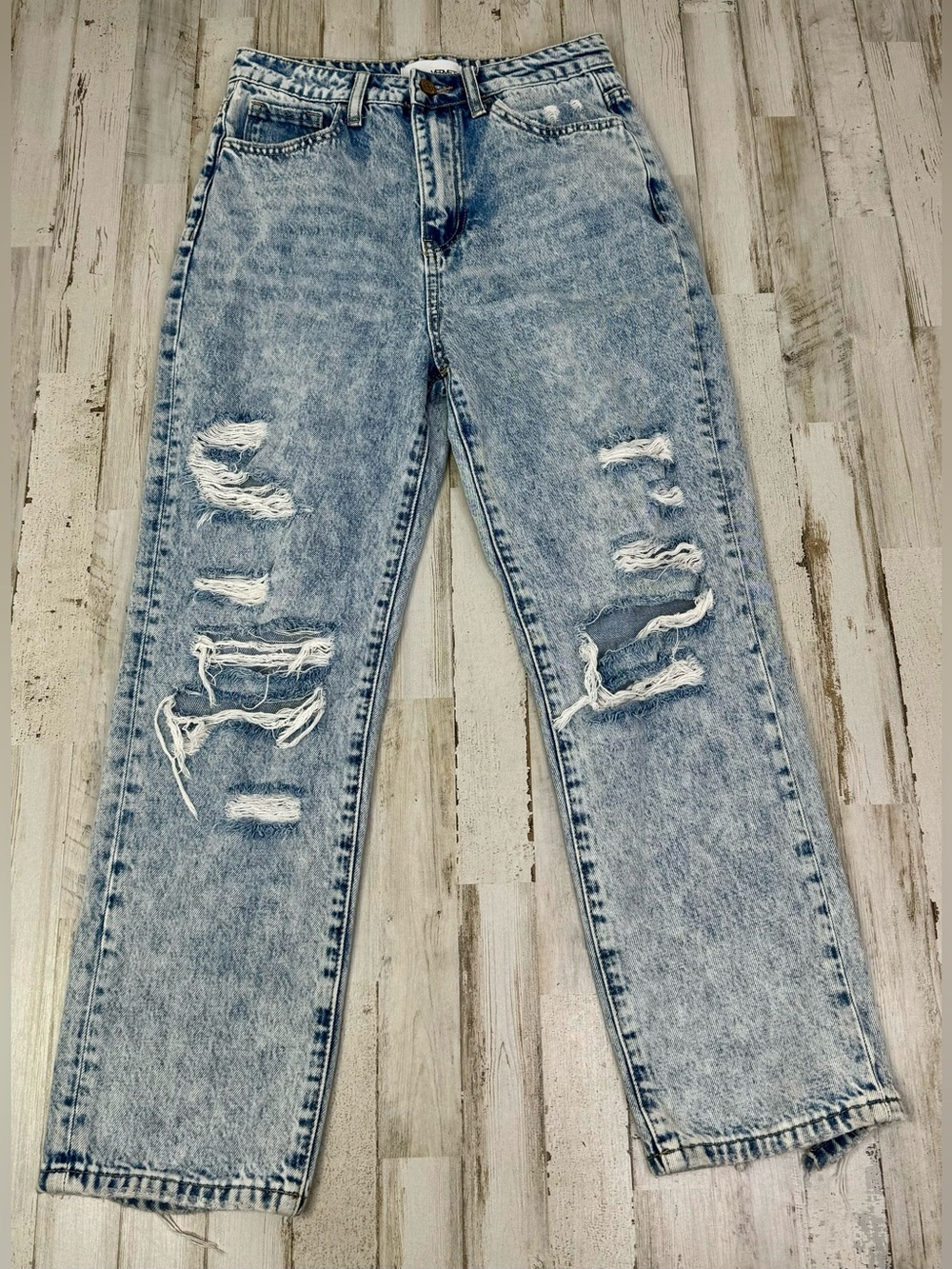 Vervet Blue Straight Jeans 26 (27x26) High Rise